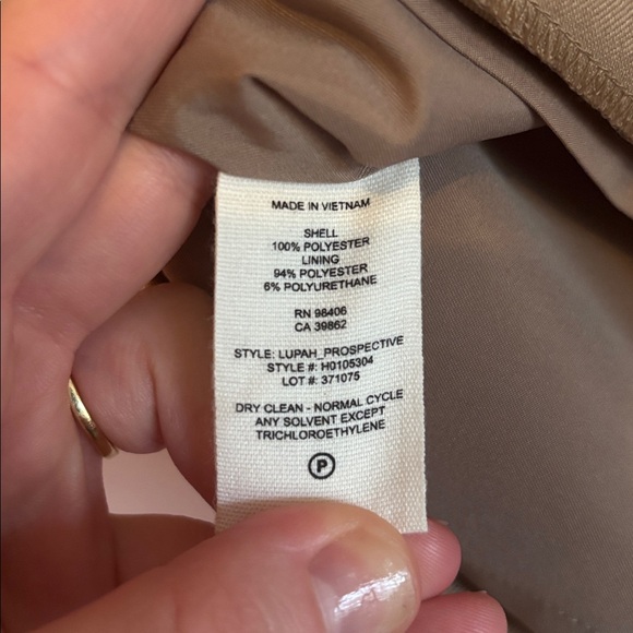 Theory beige mini military skirt - Picture 5 of 10